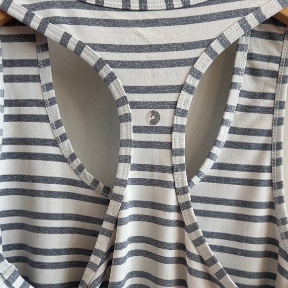 Striped Racerback Workout Tank – Women’s Activewear - Picture 5 of 6
